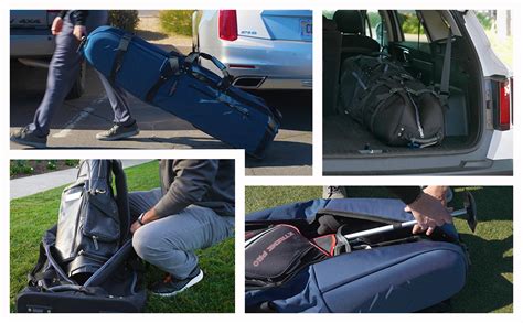 The First Class Golf Travel Bag Cover Features .